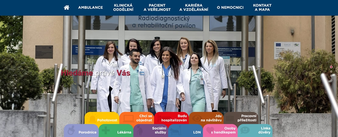 Městská nemocnice Ostrava spustila nové webové stránky