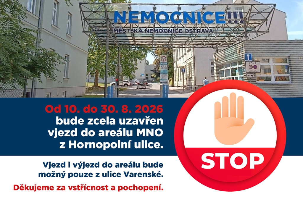 Uzavření vjezdu do nemocnice 