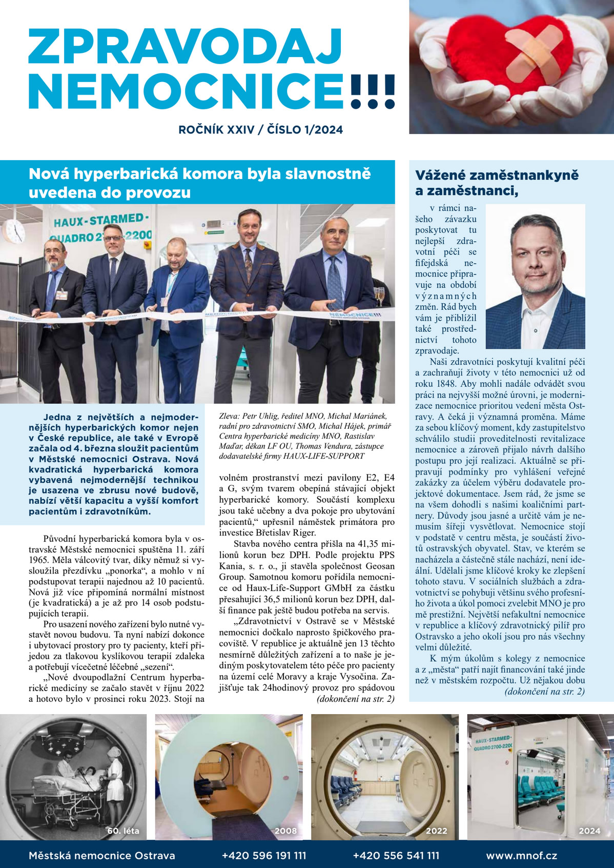 Zpravodaj nemocnice: 1/2024