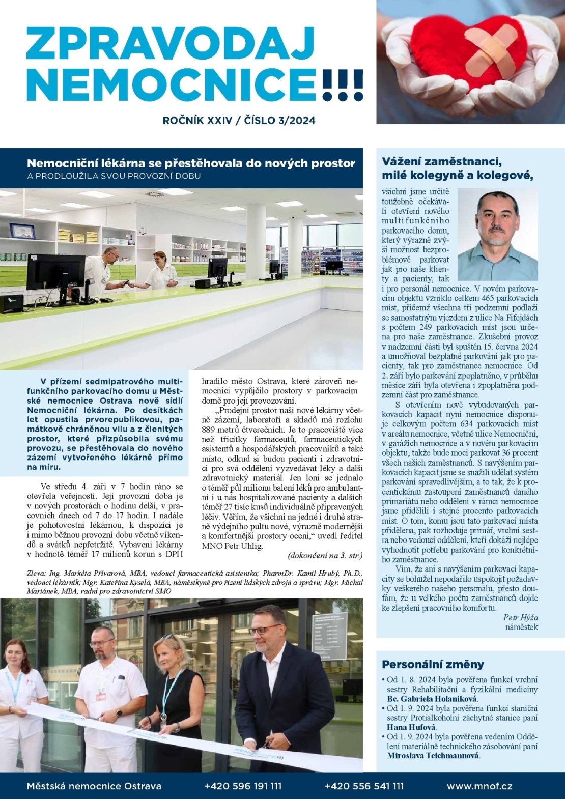 Zpravodaj nemocnice: 3/2024
