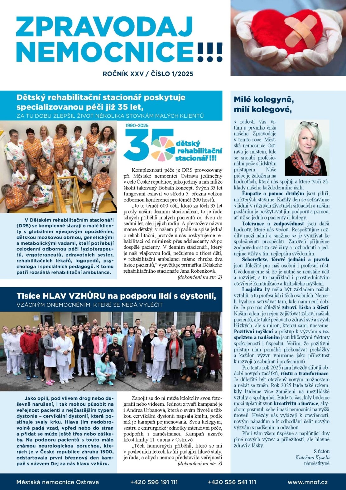 Zpravodaj nemocnice: 1/2025