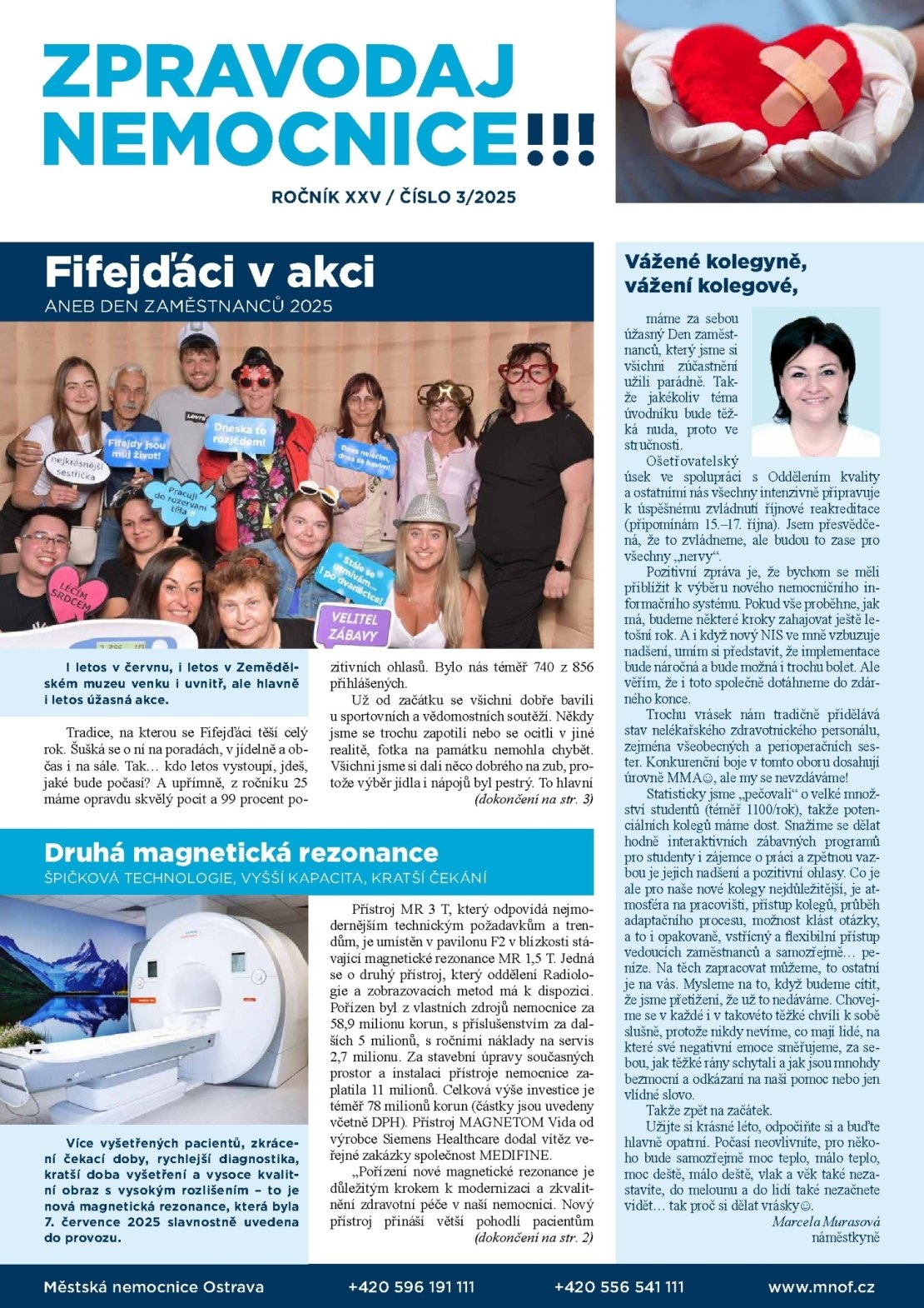 Zpravodaj nemocnice: 3/2025