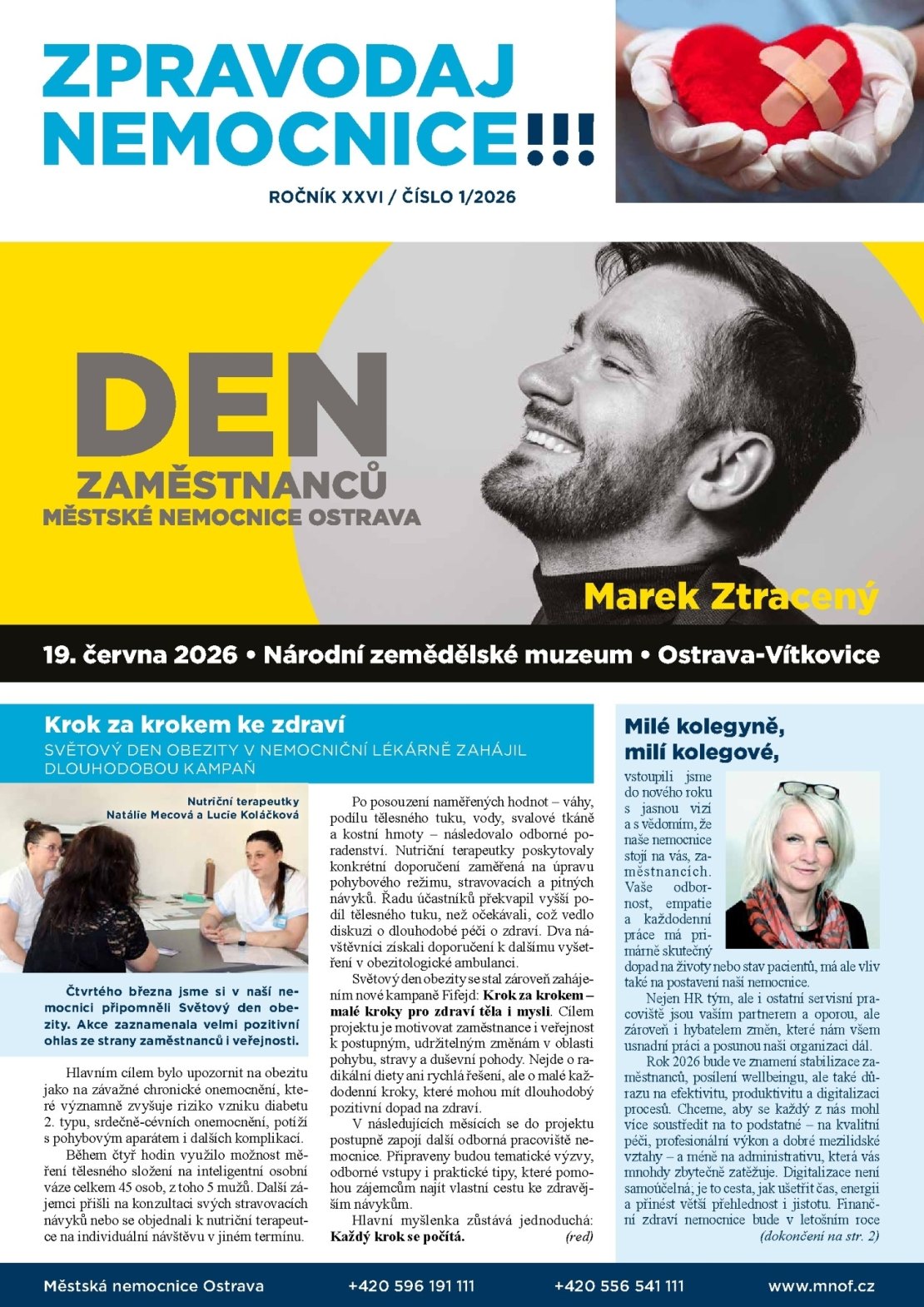 Zpravodaj nemocnice: 1/2026