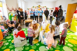 Mikulášská nadílka v Městské nemocnici