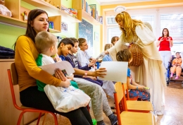 Mikulášská nadílka v Městské nemocnici