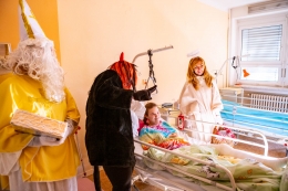 Mikulášská nadílka v Městské nemocnici