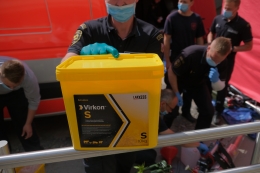 Zkušení hasiči zvládli rychle dekontaminaci tří stanic Městské nemocnice Ostrava