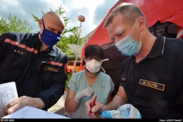 Zkušení hasiči zvládli rychle dekontaminaci tří stanic Městské nemocnice Ostrava