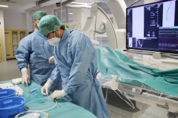 Radiologie v Městské nemocnici začala používat novou metodu ke zprůchodnění masivně kalcifikovaných tepen