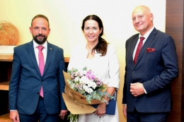Náš Anděl mezi zdravotníky Šárka Trčková byla přijata panem primátorem