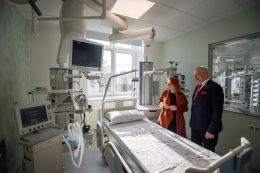 Zrekonstruovaná část pavilonu E2 Městské nemocnice přivítá první pacienty